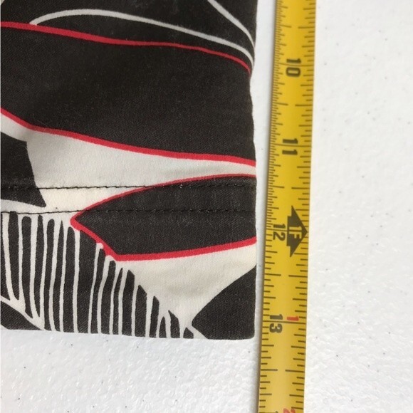 Chicos Tropic Sketch Coren 3/4 Chocolate Button Up Jacket Women Size Small - Picture 8 of 13